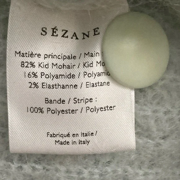 Sezane Light Mint Cardigan - Picture 6 of 7